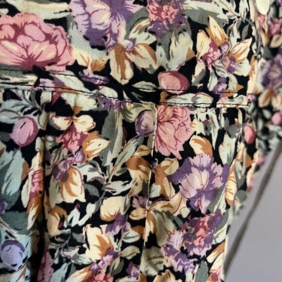 Vintage floral Cottagecore dress airy light weight rayon womens xXL Grannycore - Picture 10 of 10